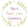 Peach Lime Chutney Canning Label preview