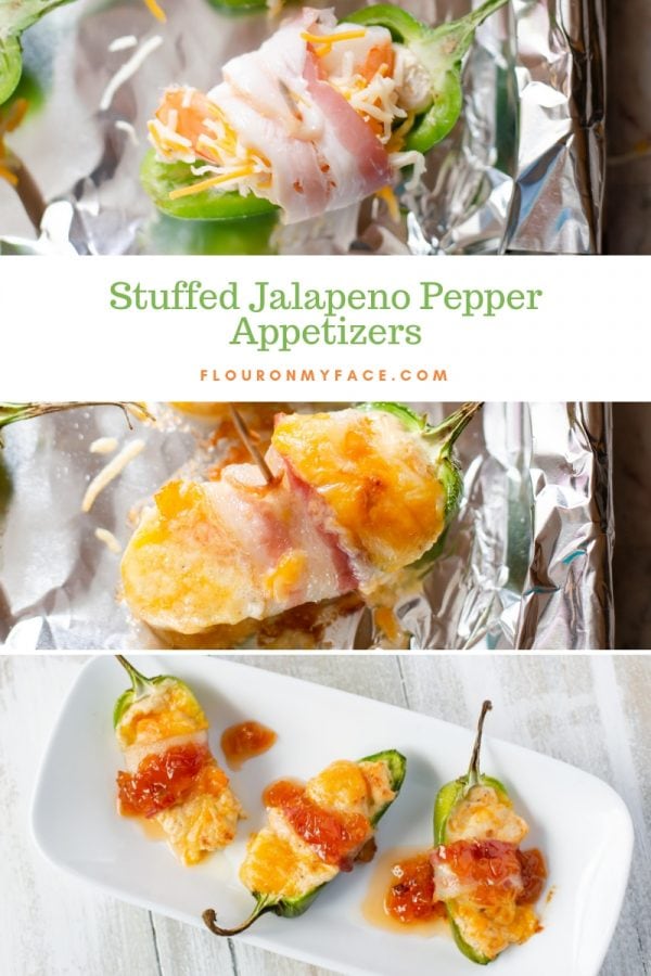 Shrimp Stuffed Bacon Wrapped Jalapeno Peppers - Flour On My Face