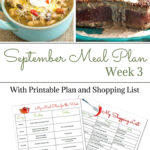 Weekly Meal Plan 12 for September