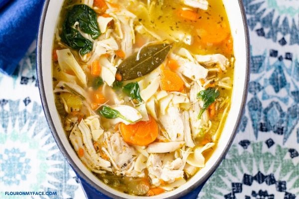 Instant Pot Chicken Noodle Soup - Flour On My Face