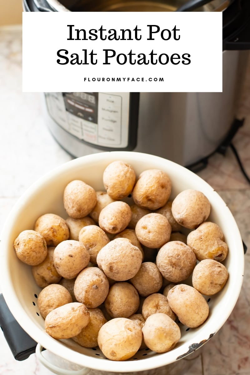 Salt Potatoes made in the Instant Pot