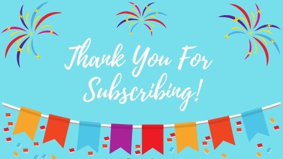 Thank you for subscribing to the Flour On My Face newsletter!