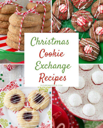 Cookie Exchange recipes collage photo featuring the best cookie exchange recipes