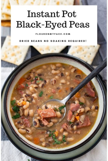 Instant Pot Black-Eyed Peas Recipe - Flour On My Face