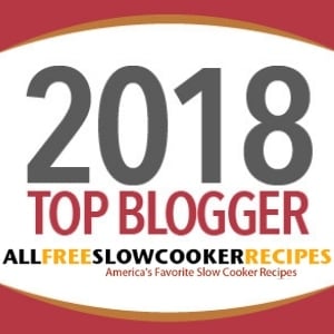 2018 Top Blogger All Free Slow Cooker recipes button