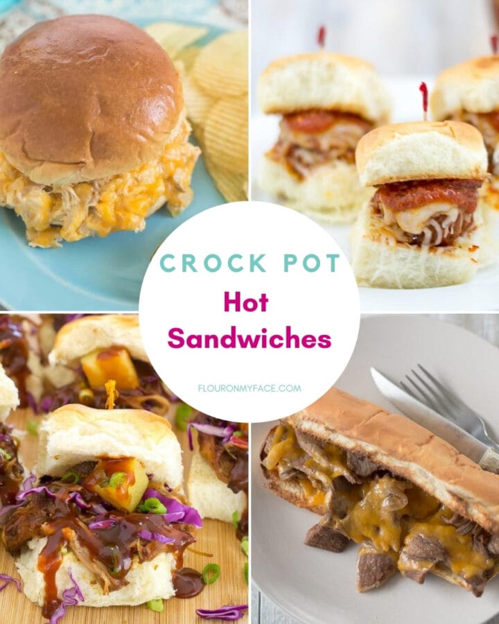 4 Types of Crock Pot Hot Sandwiches