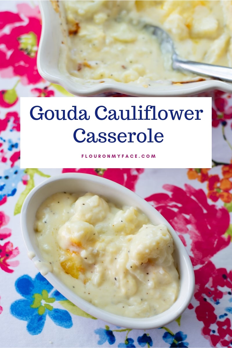  Gouda Cauliflower Casserole in a single serve bowl