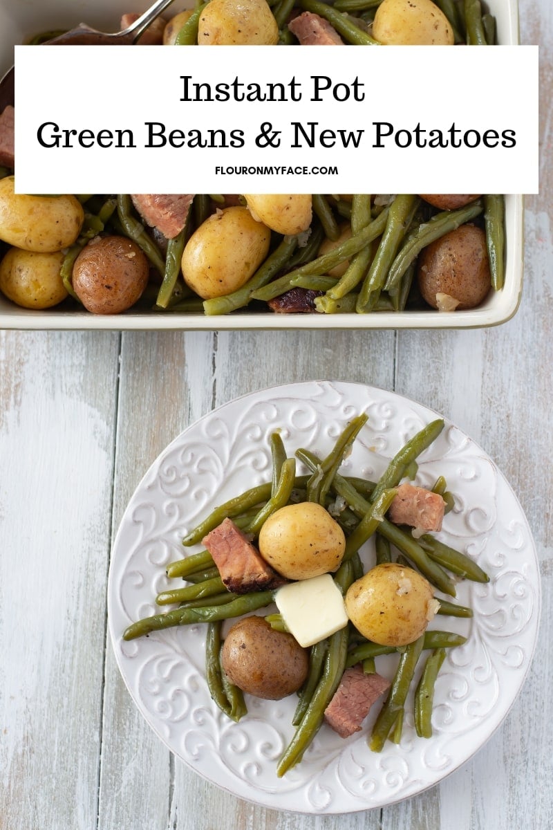 Ham potatoes green beans instant online pot