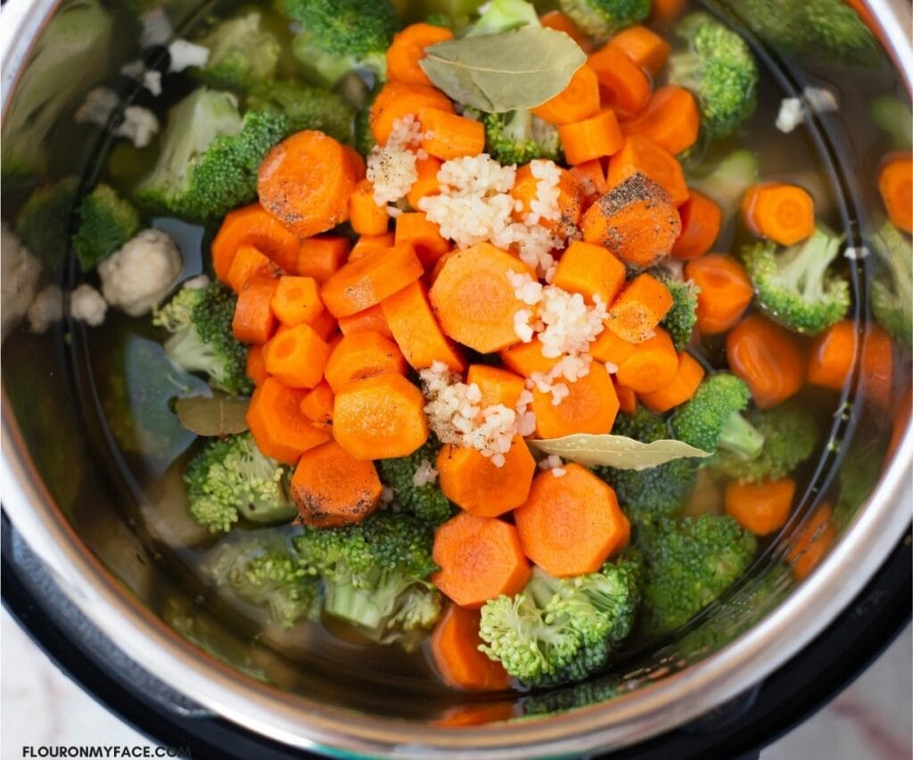 Instant Pot Cauliflower Broccoli Soup Recipe Flour On My Face