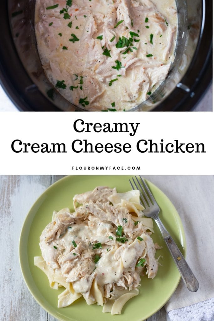 Crock Pot Cream Cheese Chicken Recipe - Flour On My Face