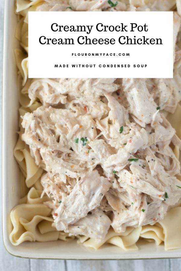 Crock Pot Cream Cheese Chicken Recipe Flour On My Face   Creamy Crock Pot Cream Cheese Chicken Recipe 600x900 