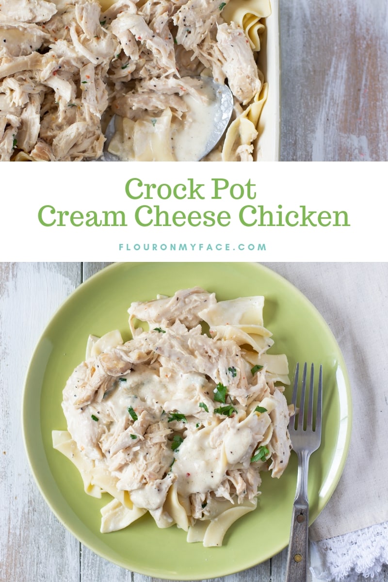 Slow Cooker Cream Cheese Chicken - Family Food on the Table