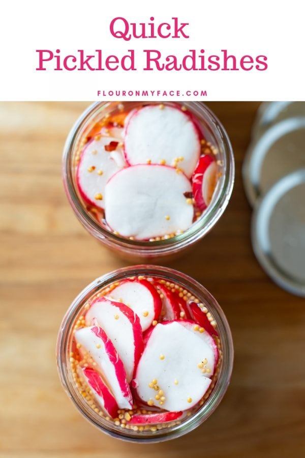 Refrigerator Sweet Pickled Radish Recipe Flour On My Face