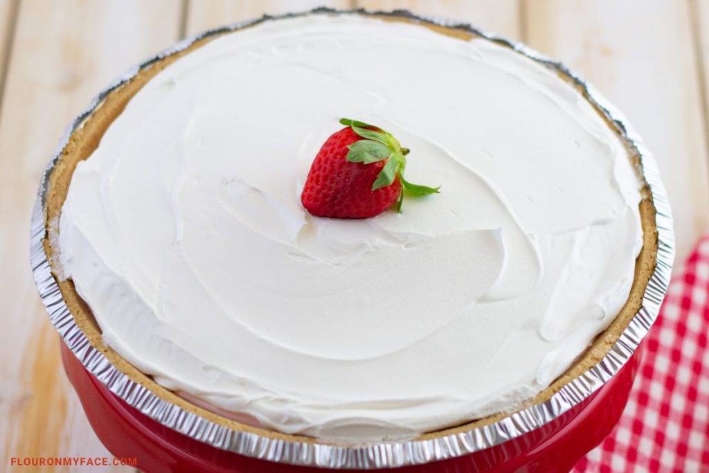 Ultimate Strawberry Pudding Pie Flour On My Face