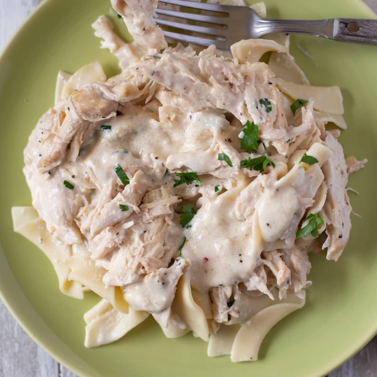 Slow Cooker Cream Cheese Chicken - Family Food on the Table