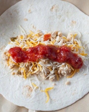 Freezer Mexican Breakfast Burritos recipe