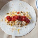 Freezer Mexican Breakfast Burritos recipe
