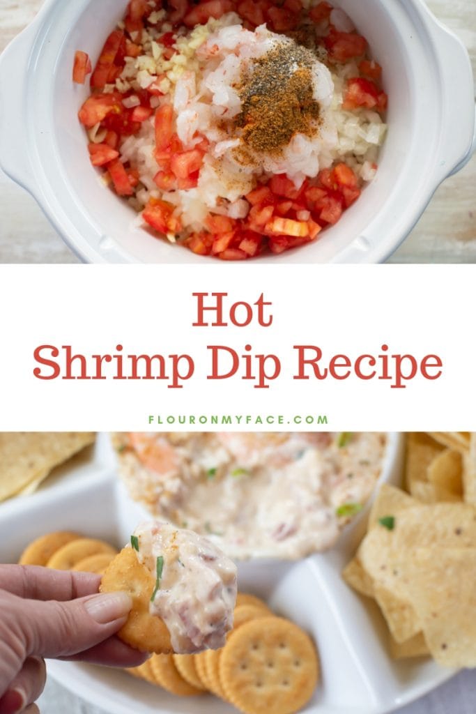 Cheesy Crock Pot Hot Shrimp Dip Flour On My Face