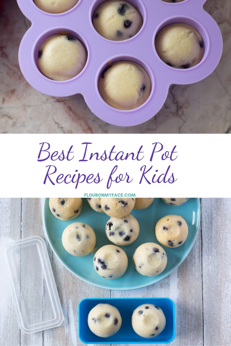 Bite size Kid approved Instant Pot Blueberry Muffin Bites