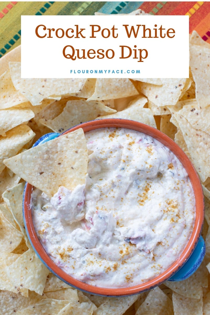 Crock pot white queso dip (& VIDEO!)- White Queso Dip recipe