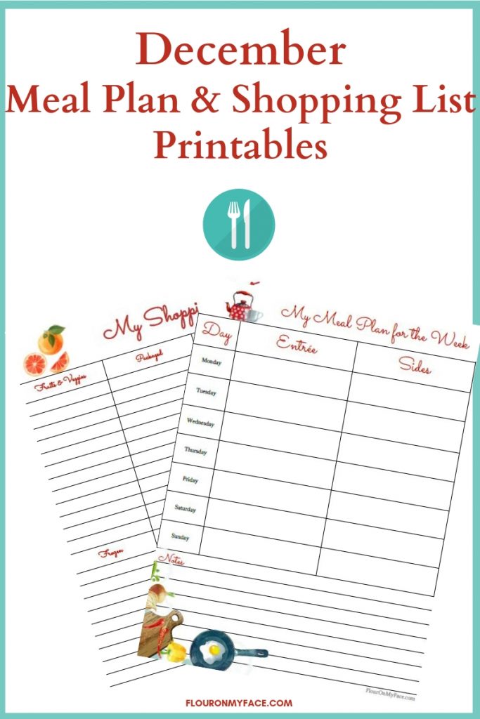 Meal Planning Printables Flour On My Face Meal Planning Printables Flour On My Face