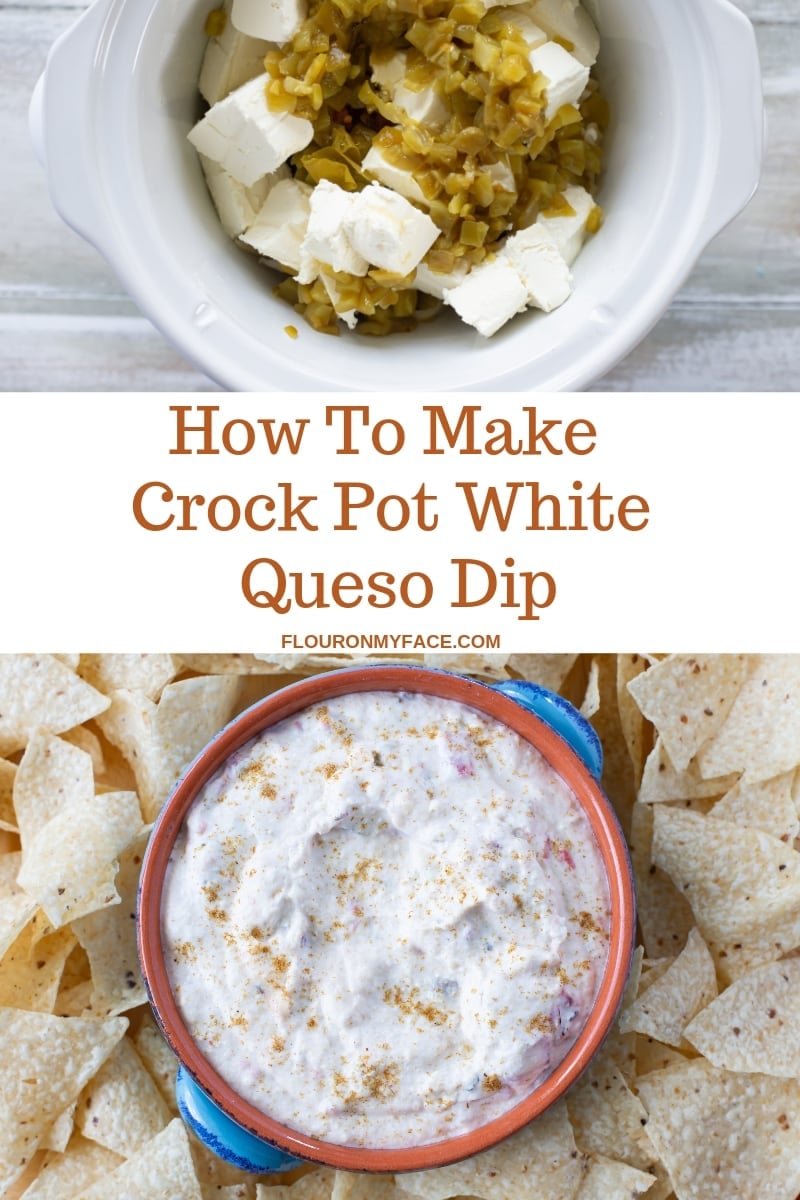 Crock pot white queso dip (& VIDEO!)- White Queso Dip recipe