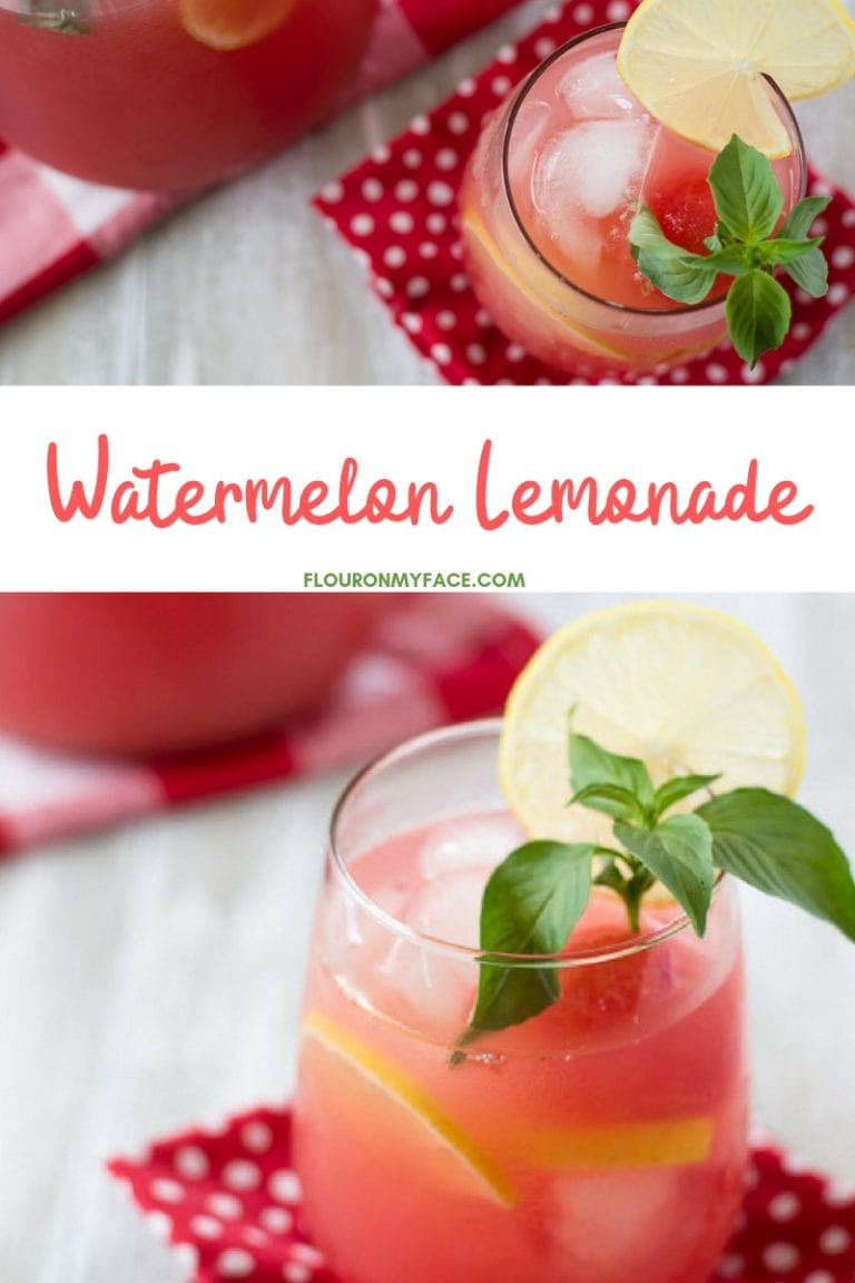 Watermelon Lemonade Recipe Flour On My Face