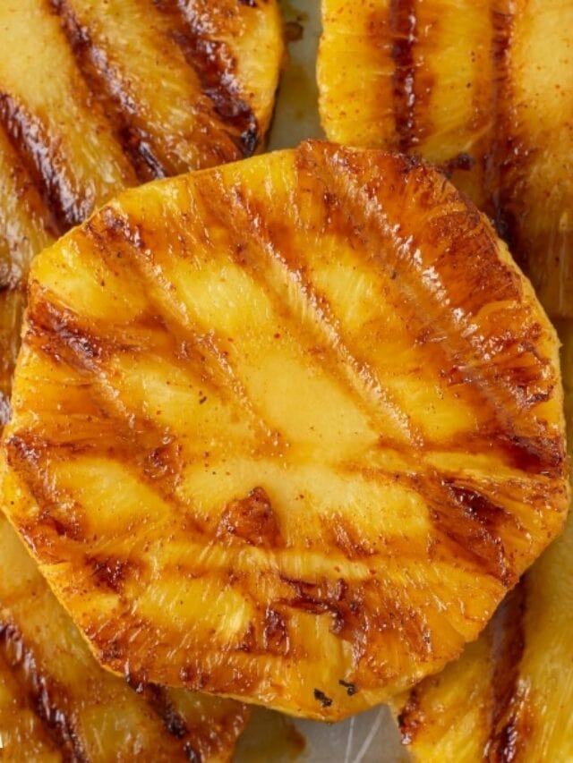 Chili Lime Grilled Pineapple