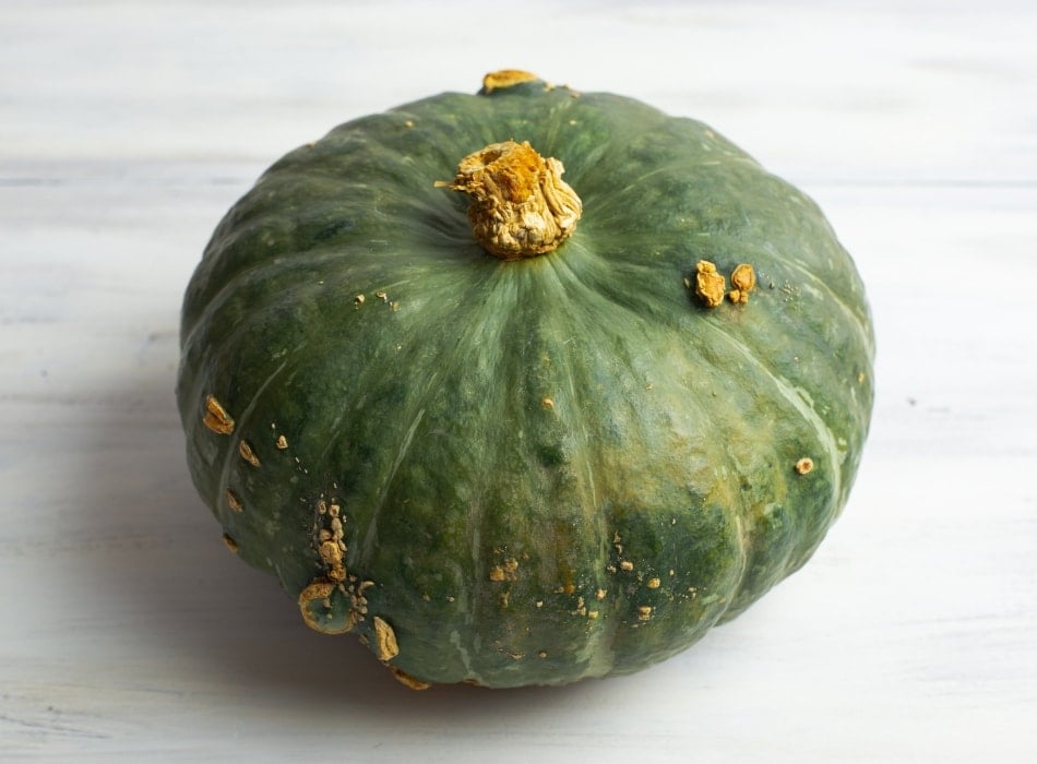 Green and bumpy Kabocha Squash