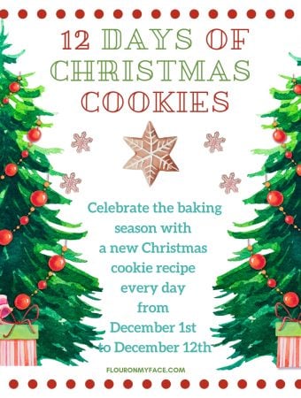 12 Days of Christmas Cookies celebration invitation