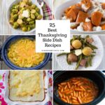 Preview image of six of the 25 Thanksgiving Side Dish Recipes