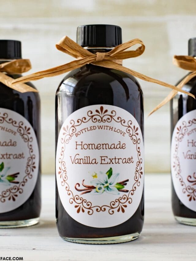 How To Make Homemade Vanilla Extract With Free Labels