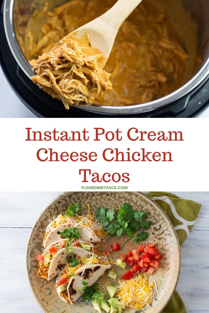 Instant Pot Cream Cheese Chicken Tacos recipe