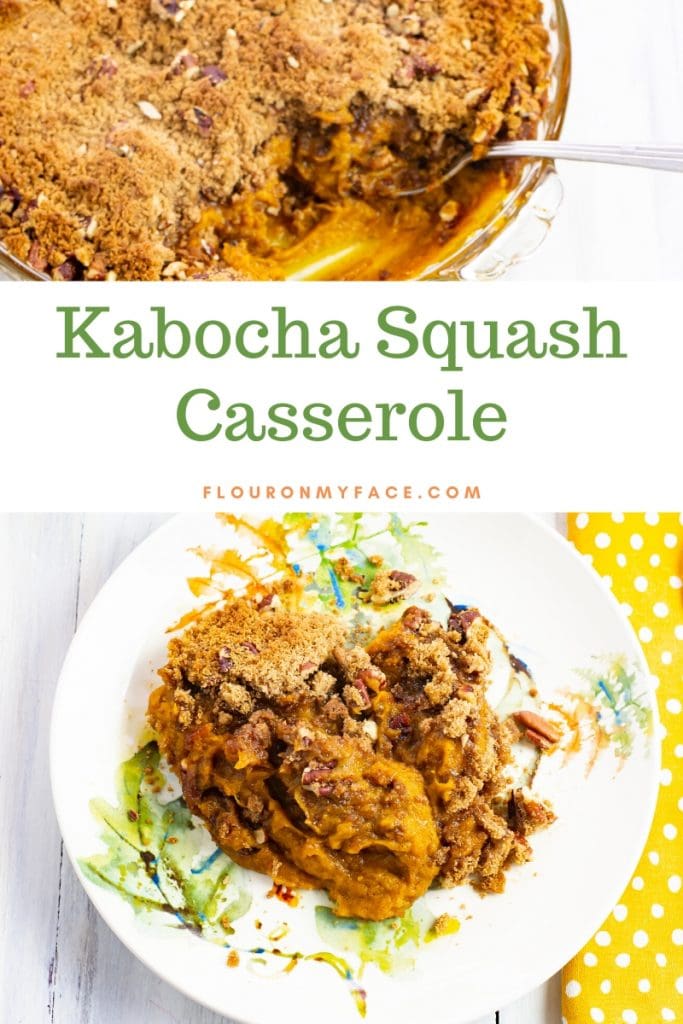 Kabocha Squash Casserole recipe made with mashed Kabocha squash