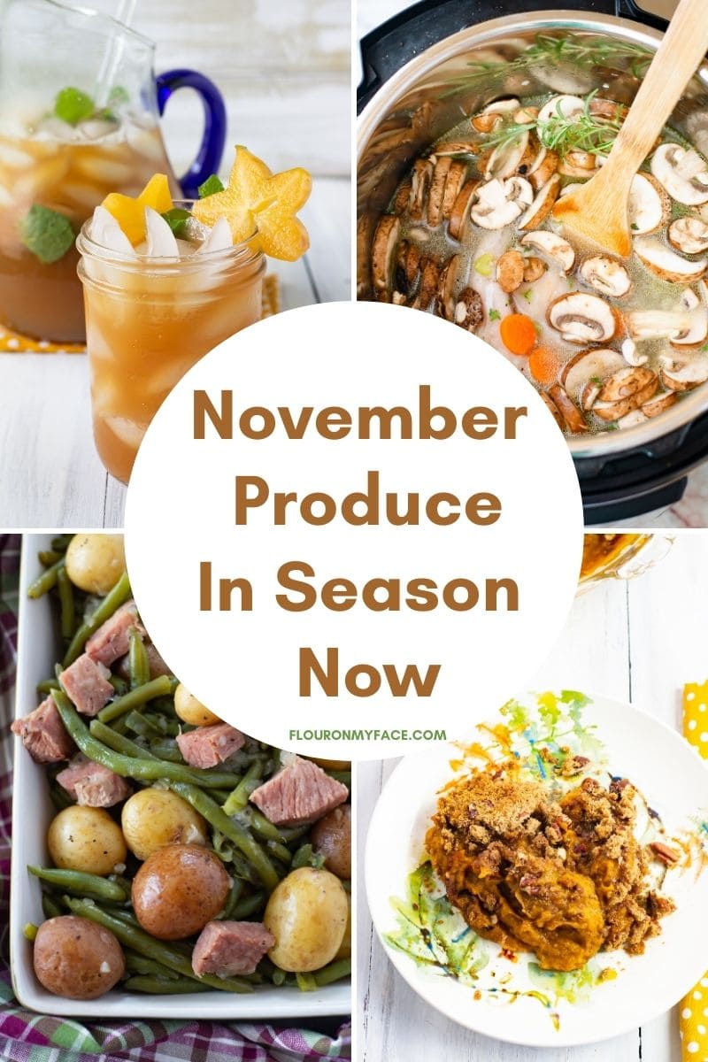 Featured image for the November Produce that is in season now.