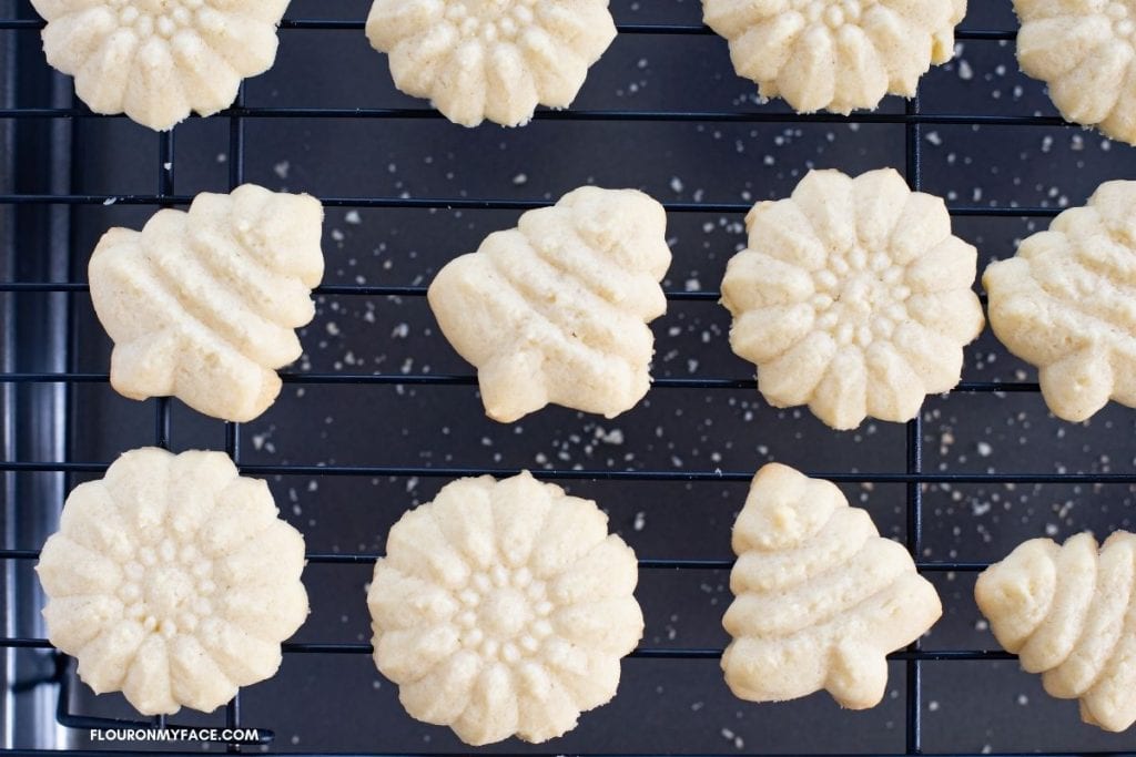 Almond Spritz Cookies Recipe - Flour On My Face