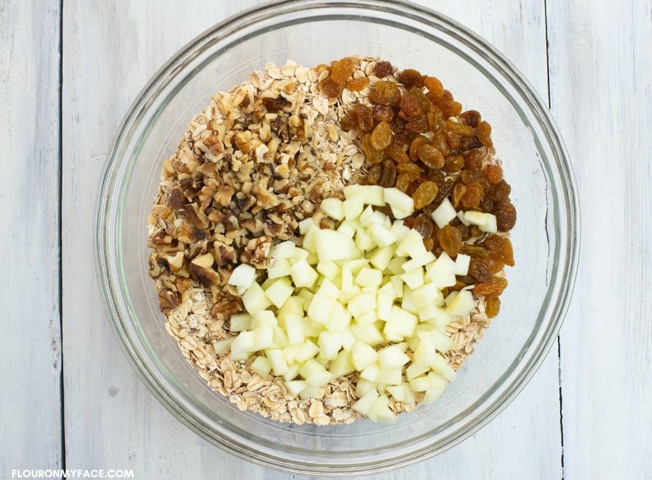 fruit and nuts to add into breakfast cookies