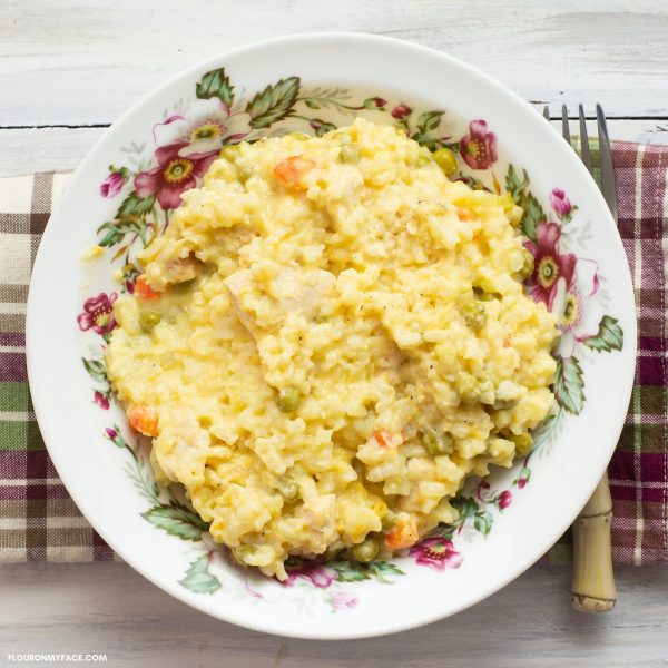 Crock Pot Creamy Chicken and White Rice Flour On My Face