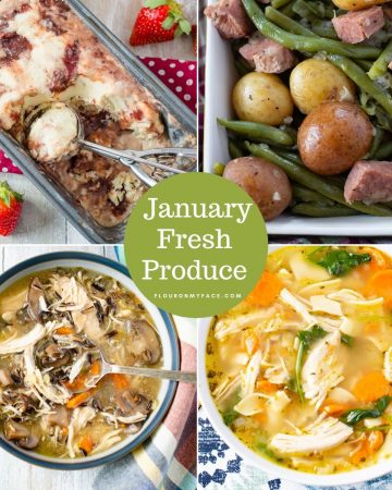 January Produce Recipe preview.