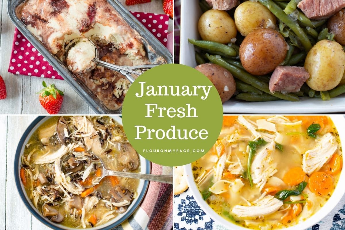 January Fresh Produce preview of 4 recipes using Florida produce.