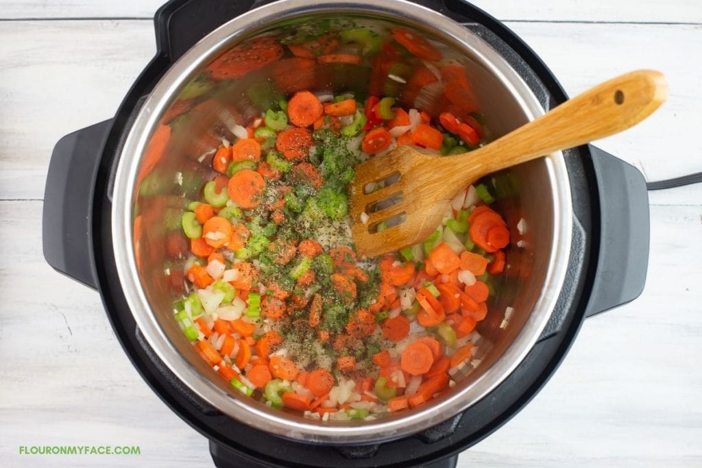 Instant Pot Chicken and Rice Soup - Flour On My Face