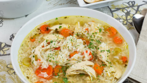 Instant Pot Chicken and Rice Soup Recipe