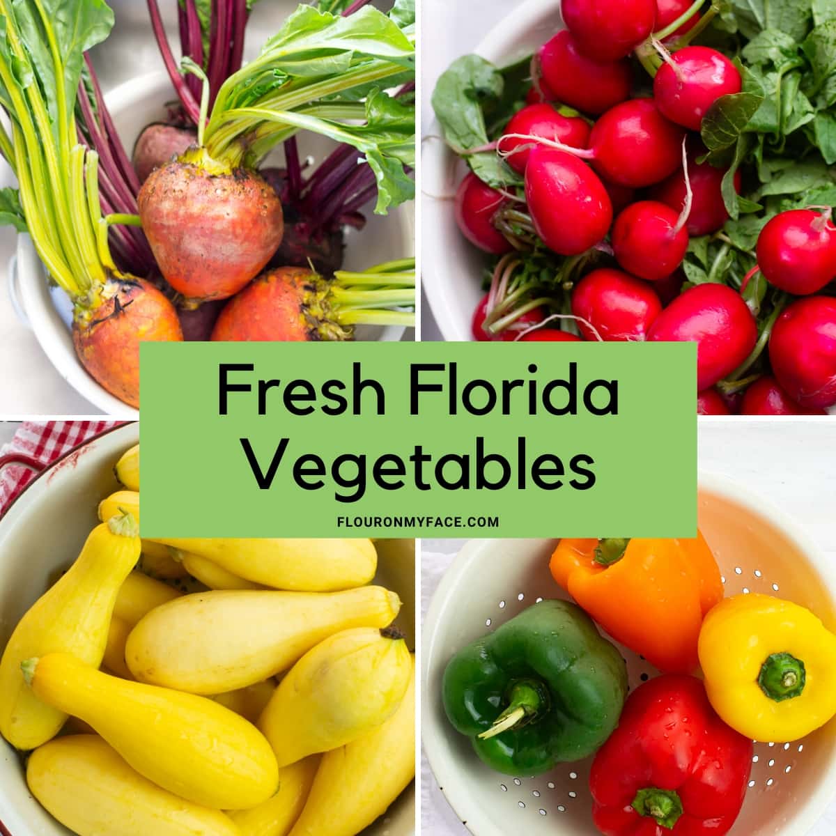 Florida Seasonal Produce Flour On My Face