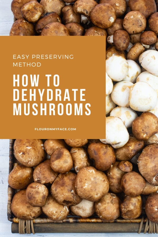 How To Dehydrate Mushrooms Flour On My Face   How To Dehydrate Mushrooms 600x900 