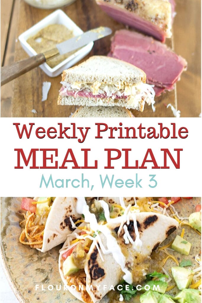 March Meal Plan Week 3 preview image