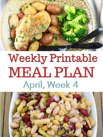 April Meal Plan Week 4 preview image