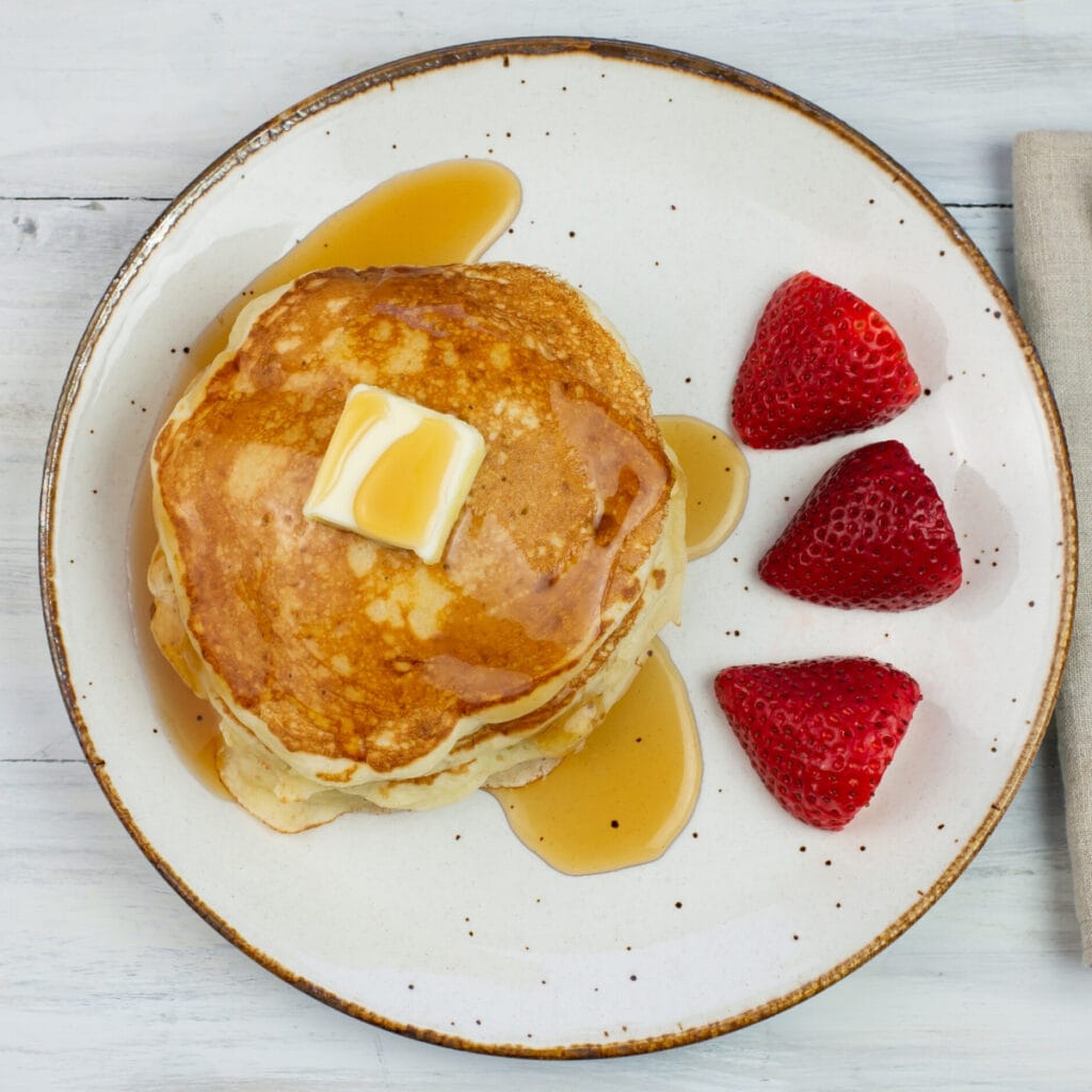 How to make fluffy Sourdough Pancakes Flour On My Face