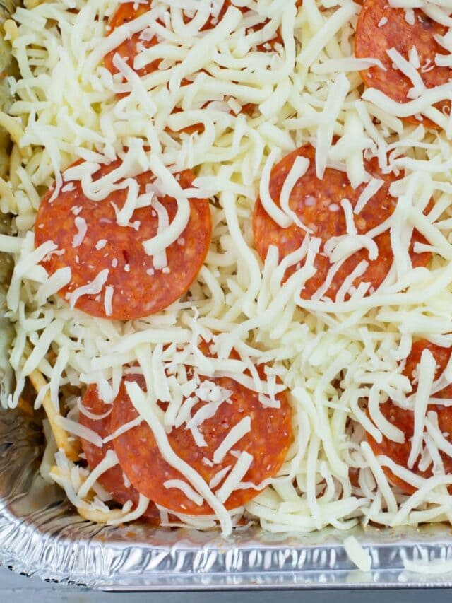 Baked Pepperoni Spaghetti Flour On My Face