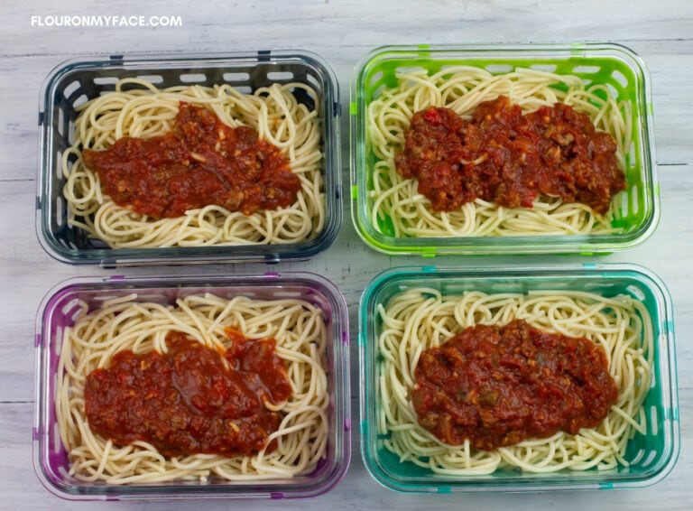 Baked Pepperoni Spaghetti - Flour On My Face