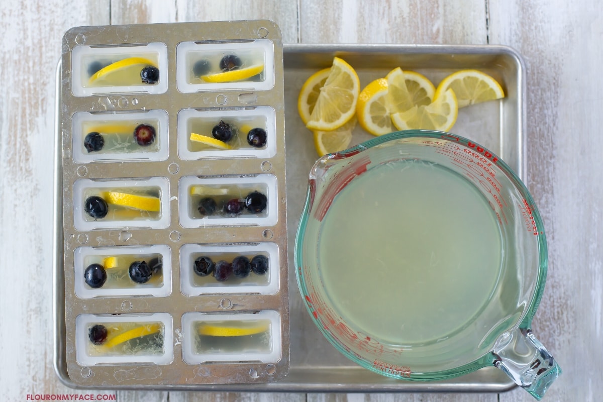 Blueberry Lemonade Ice Pop Ingredients